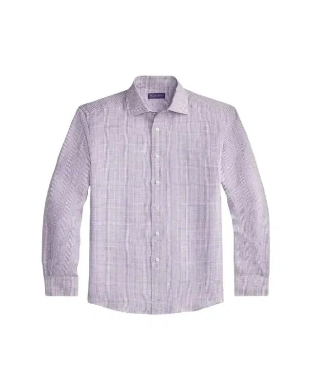 Glen Check Linen Shirt