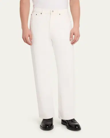 Jeanerica Men's White Denim Loose-Fit Jeans | Thumbnail 4 Jeanerica Men's White Denim Loose-Fit Jeans | Thumbnail 4