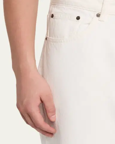 Jeanerica Men's White Denim Loose-Fit Jeans | Thumbnail 5 Jeanerica Men's White Denim Loose-Fit Jeans | Thumbnail 5