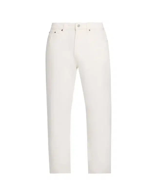 Jeanerica Men's White Denim Loose-Fit Jeans