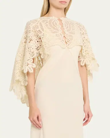 Sea Alina Lace Cape | Thumbnail 4 Sea Alina Lace Cape | Thumbnail 4