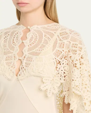 Sea Alina Lace Cape | Thumbnail 5 Sea Alina Lace Cape | Thumbnail 5
