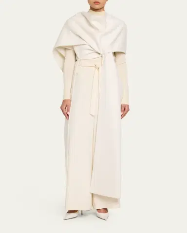 Balenciaga Cashmere Scarf Coat | Thumbnail 2