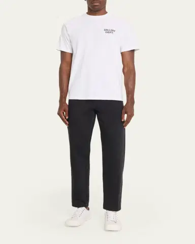 GALLERY DEPARTMENT Men's Cotton Jersey Logo-Back Crewneck T-Shirt | Thumbnail 2