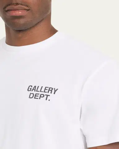 GALLERY DEPARTMENT Men's Cotton Jersey Logo-Back Crewneck T-Shirt | Thumbnail 5