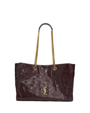 Saint Laurent Niki YSL Chevron Quilted Shopping Tote Bag | Thumbnail 1 Saint Laurent Niki YSL Chevron Quilted Shopping Tote Bag | Thumbnail 1