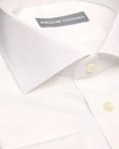 Bergdorf Goodman Men's Textured Cotton Dress Shirt | Thumbnail 2 Bergdorf Goodman Men's Textured Cotton Dress Shirt | Thumbnail 2