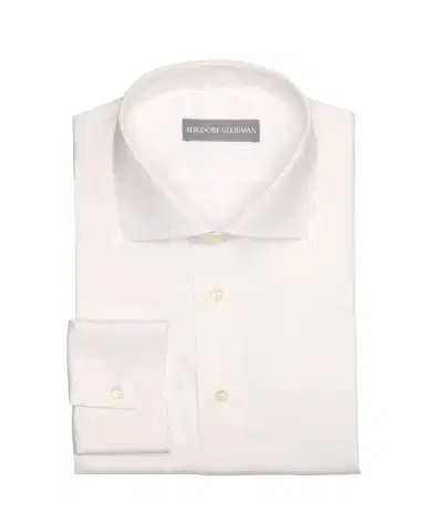Bergdorf Goodman Men's Textured Cotton Dress Shirt | Thumbnail 1 Bergdorf Goodman Men's Textured Cotton Dress Shirt | Thumbnail 1