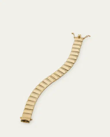 Sydney Evan Flash Tile Bracelet in 14K | Thumbnail 3 Sydney Evan Flash Tile Bracelet in 14K | Thumbnail 3