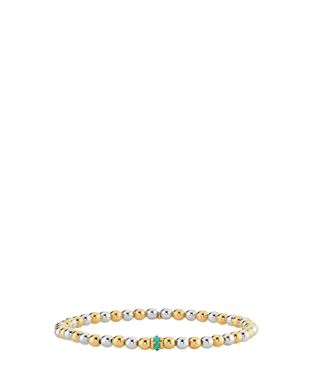 Sydney Evan Flash Tile Bracelet in 14K Yellow Gold