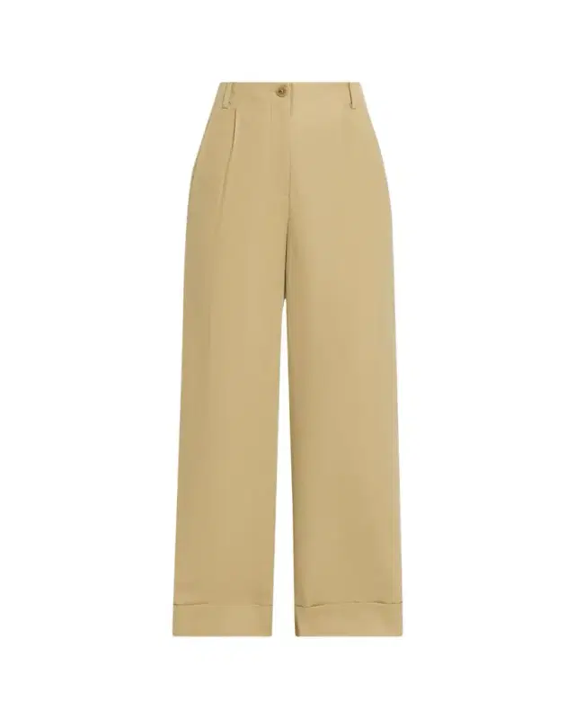 TWP Delilah Wide-Leg Twill Pants