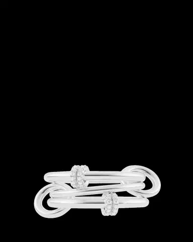 Spinelli Kilcollin Jovie Sterling Silver Diamond Pave Ring | Thumbnail 2