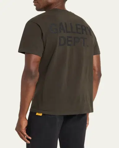 GALLERY DEPARTMENT Men's Cotton Jersey Logo-Back Crewneck T-Shirt | Thumbnail 3 GALLERY DEPARTMENT Men's Cotton Jersey Logo-Back Crewneck T-Shirt | Thumbnail 3