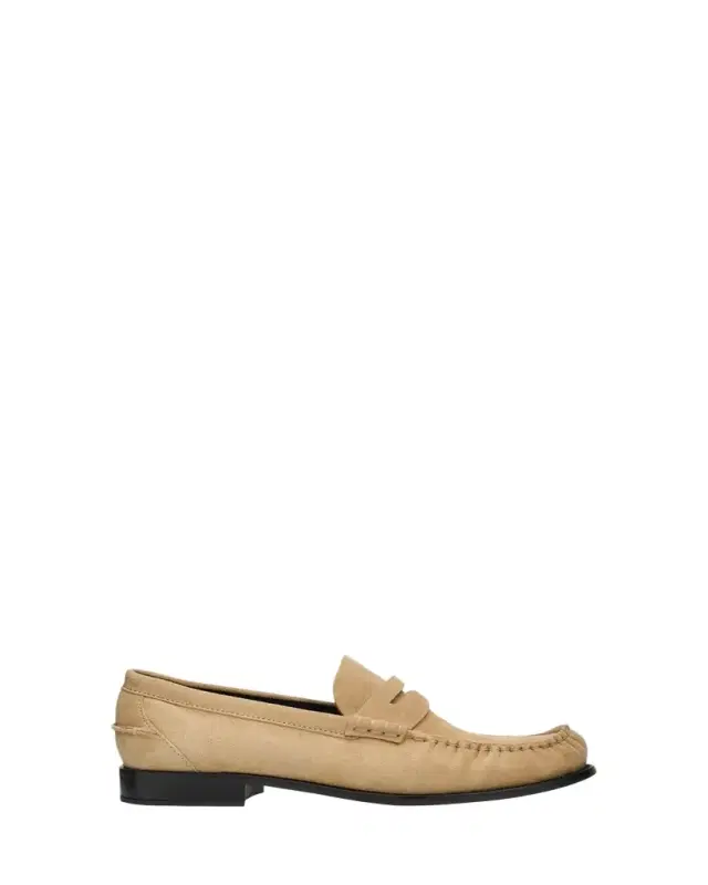 Prada Suede Moccasin Loafers