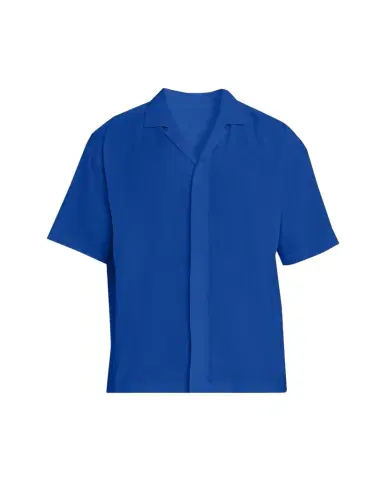 IM MEN Men's Floating Linen Short-Sleeve Shirt | Thumbnail 1