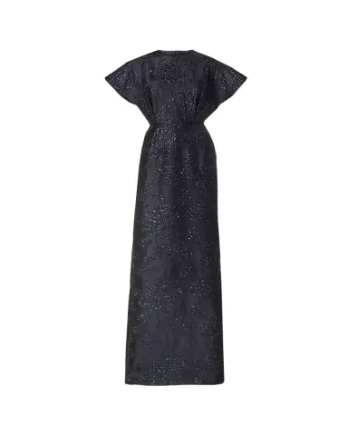 Carolina Herrera Rosette Collar Fan Bodice Gown | Thumbnail 1