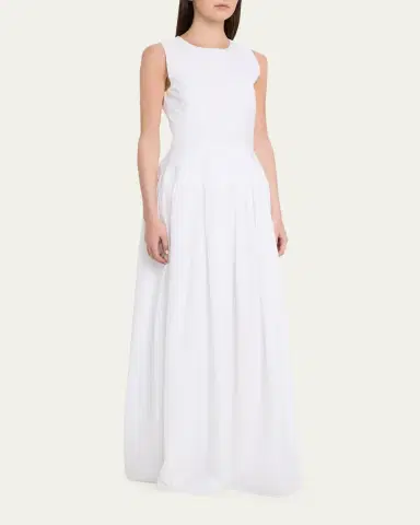Loulou de Saison Ama Structured Maxi Dress | Thumbnail 4 Loulou de Saison Ama Structured Maxi Dress | Thumbnail 4
