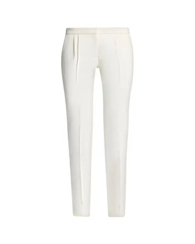 Balenciaga Low-Rise Pleated Slim-Leg Tailored Pants
