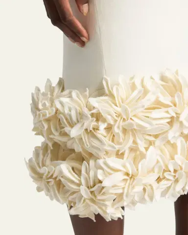 Balenciaga Pointy Flower Midi Pencil Skirt | Thumbnail 5 Balenciaga Pointy Flower Midi Pencil Skirt | Thumbnail 5