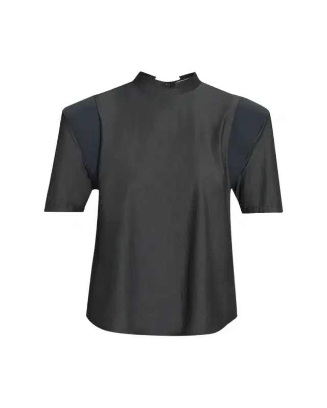 Mute Exaggerated-Shoulder Top