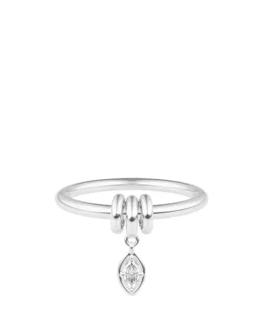 Spinelli Kilcollin Pia Sterling Silver Marquise Diamond Ring | Thumbnail 1 Spinelli Kilcollin Pia Sterling Silver Marquise Diamond Ring | Thumbnail 1
