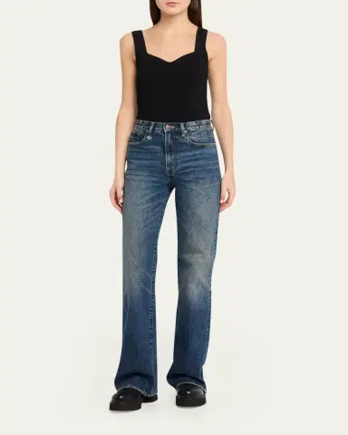 R13 Jane High-Rise Straight Jeans | Thumbnail 2