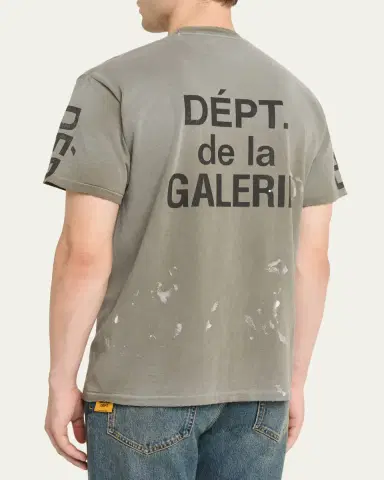 GALLERY DEPARTMENT Men's Painted French Collector Logo Jersey T-Shirt | Thumbnail 3