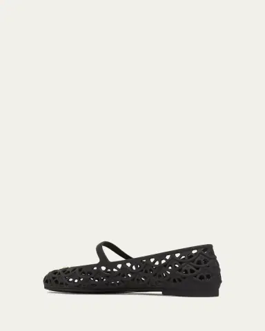 Valentino Garavani 5mm VLogo PVC Ballerina Flats | Thumbnail 4