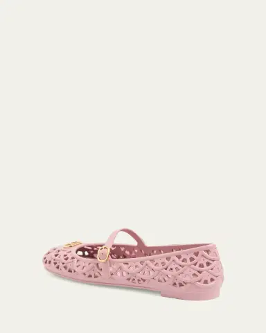 Valentino Garavani 5mm VLogo PVC Ballerina Flats | Thumbnail 7