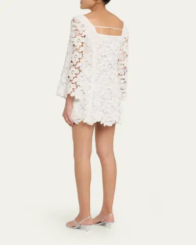 SIMKHAI Hana Lace Mini Dress | Thumbnail 3