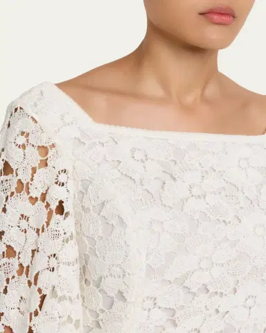 SIMKHAI Hana Lace Mini Dress | Thumbnail 5
