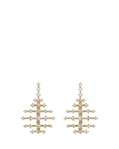 Fernando Jorge 18K Yellow Gold Mini Disco Earrings with Diamonds | Thumbnail 1 Fernando Jorge 18K Yellow Gold Mini Disco Earrings with Diamonds | Thumbnail 1