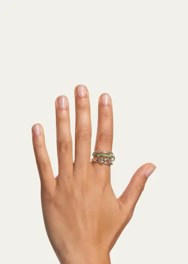 Spinelli Kilcollin Nimbus Silver and Gold Emerald Ring | Thumbnail 2 Spinelli Kilcollin Nimbus Silver and Gold Emerald Ring | Thumbnail 2
