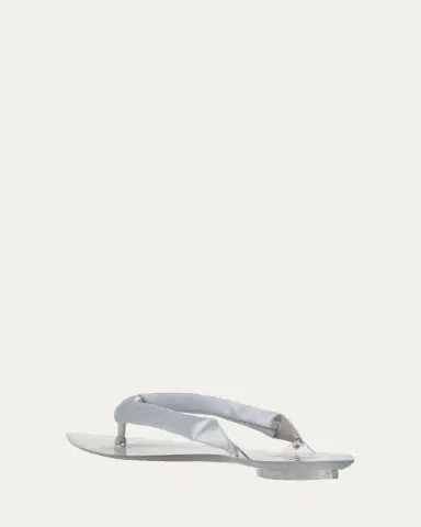 ALAÏA Invisible Padded Thong Flat Sandals | Thumbnail 7