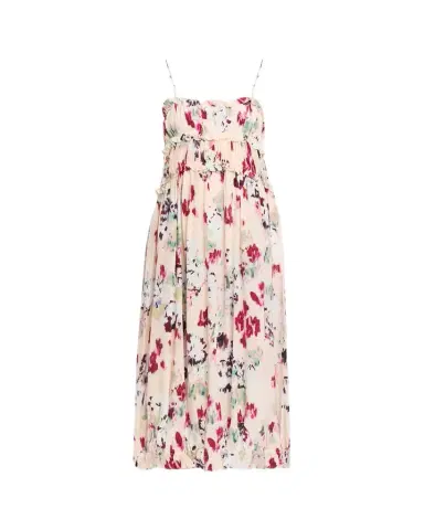 Ulla Johnson Clove Ruffled Floral Silk A-Line Midi Dress | Thumbnail 1 Ulla Johnson Clove Ruffled Floral Silk A-Line Midi Dress | Thumbnail 1