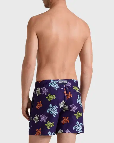 Vilebrequin Men's Tortues Micro-Perforated Ultra-Light Swim Trunks | Thumbnail 3 Vilebrequin Men's Tortues Micro-Perforated Ultra-Light Swim Trunks | Thumbnail 3