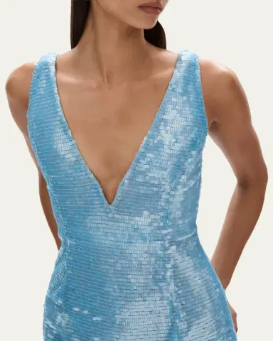 RACHEL GILBERT Tamzin Sequined Sleeveless Column Midi Dress | Thumbnail 5 RACHEL GILBERT Tamzin Sequined Sleeveless Column Midi Dress | Thumbnail 5