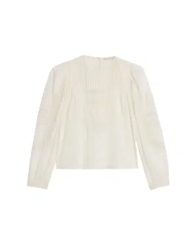 Ulla Johnson Marlowe Embroidered Long-Sleeve Blouse | Thumbnail 1 Ulla Johnson Marlowe Embroidered Long-Sleeve Blouse | Thumbnail 1