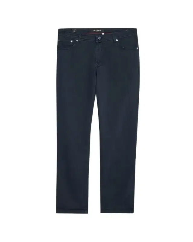 Men's Cotton and Cashmere Stretch Slim Five-Pocket Pants