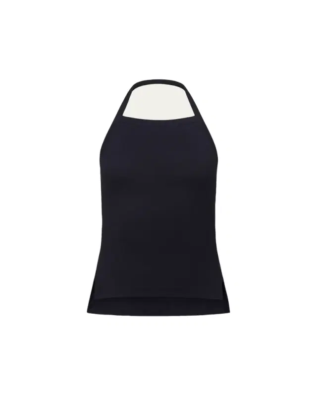 Ossou Clovis Rib-Knit Halter Top