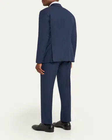 Giorgio Armani Men's Soft Line Chevron Single-Breasted Suit | Thumbnail 3