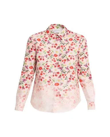Gabriela Hearst Henri Ombre Floral Silk Button-Down Blouse | Thumbnail 1 Gabriela Hearst Henri Ombre Floral Silk Button-Down Blouse | Thumbnail 1