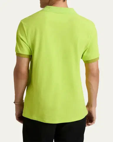 Vilebrequin Men's Organic Cotton Pique Contrast-Trim Polo Shirt | Thumbnail 2