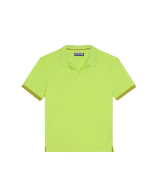 Vilebrequin Men's Organic Cotton Pique Contrast-Trim Polo Shirt