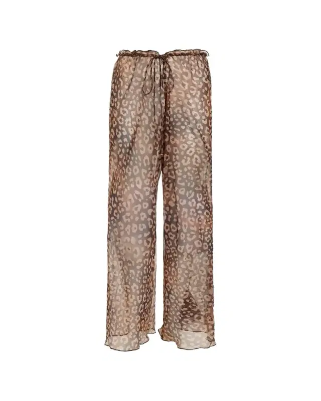 Alayna Leopard Coverup Pants