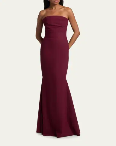 Chiara Boni La Petite Robe Vepse Strapless Mermaid Gown | Thumbnail 4