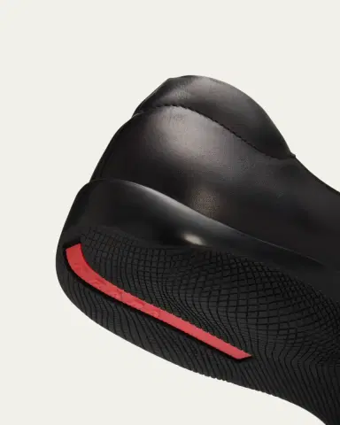 Prada Men's Toblach Leather Cap-Toe Derby Shoes | Thumbnail 5