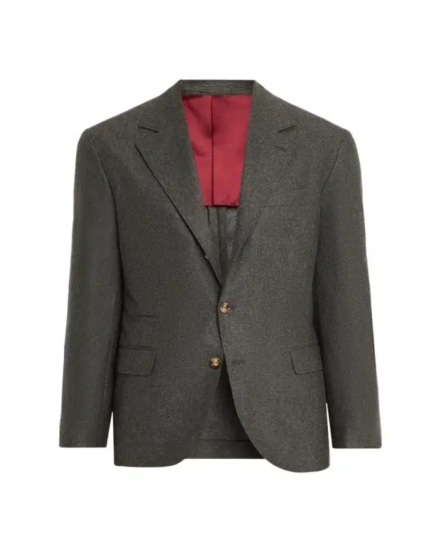 Brunello Cucinelli Men's Cotton Notch Lapel Single-Breasted Sport Coat