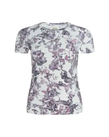 L'Agence Ressi Short-Sleeve Butterfly Vine Tee | Thumbnail 1 L'Agence Ressi Short-Sleeve Butterfly Vine Tee | Thumbnail 1