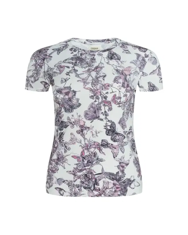 Ressi Short-Sleeve Butterfly Vine Tee